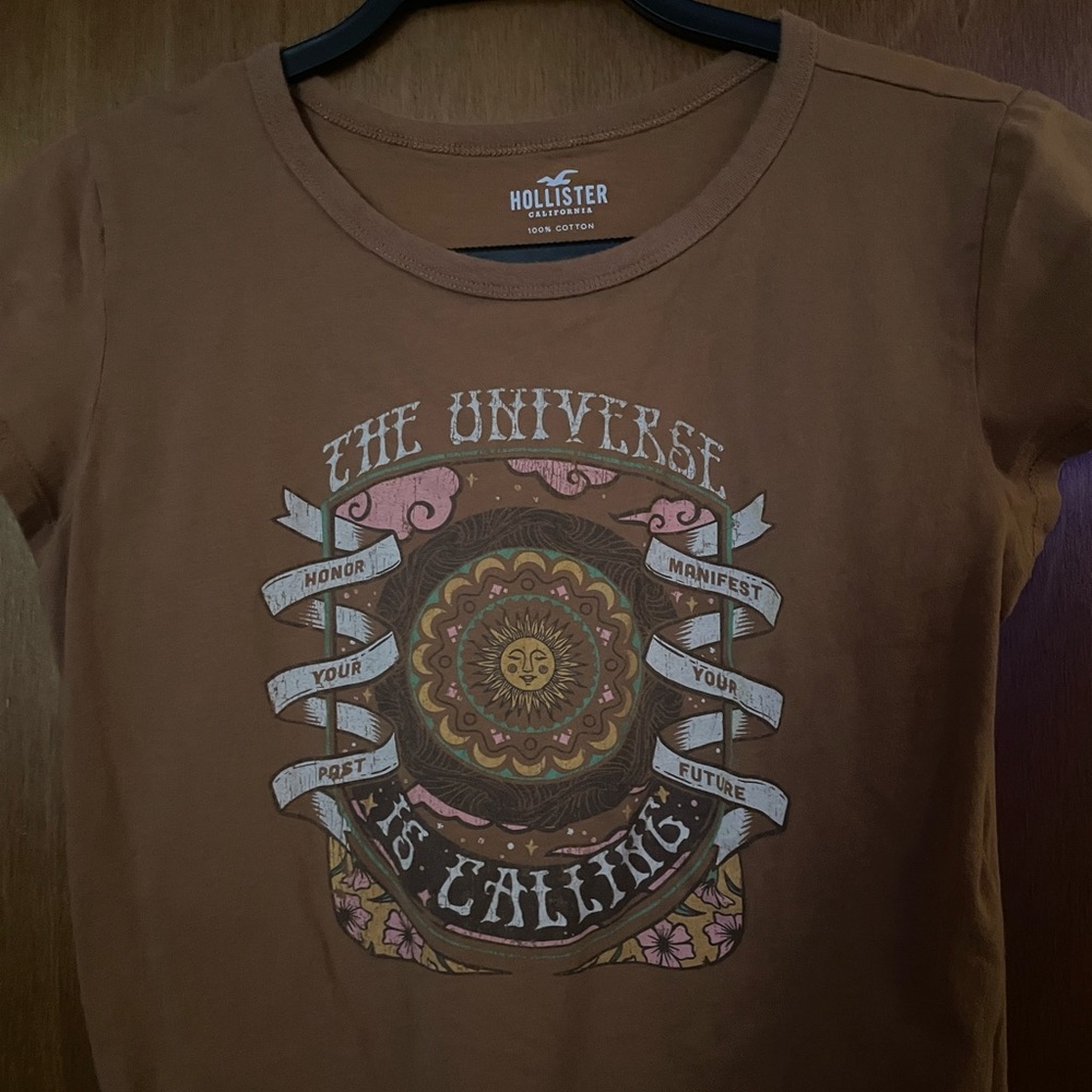 crop top hollister shirt
